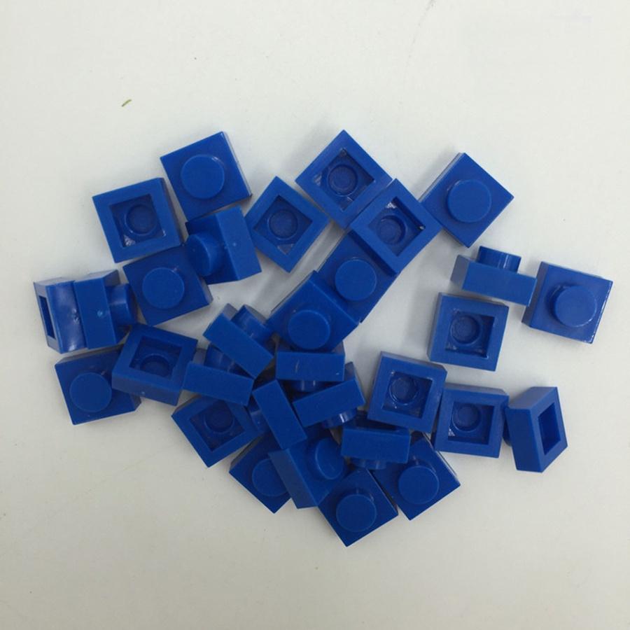 200 Stück/Beutel 1x1 Think Bricks Kompatibel mit 3024 DIY Pixel Art Remix Malerei QR-Code Baustein Teil Ziegelmacher Spielzeug für A