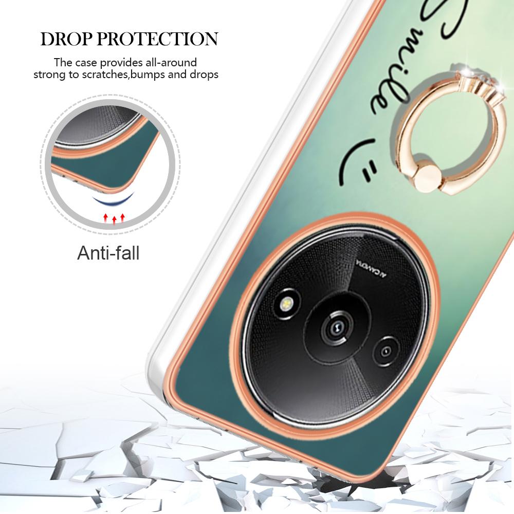 YB IMD Series-20 Style D for Xiaomi Redmi A3 4G/Poco C61 4G Case 2.0mm TPU Electroplating Edges Phone Cover