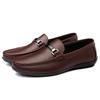 Loafers Men Slip-On Casual Leather Shoes For Seasons Black Brown Fashion Trendy Italian Luxury Designer Brand Loafer