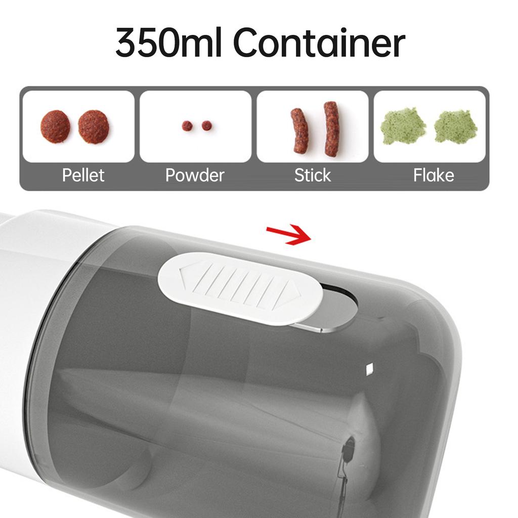 Automatic Fish Feeder Smart Timer 3 Feeding Modes Aquarium Feeder 350ml Large Capacity   Opening   Feeder Power By Battery for Fish Turt
