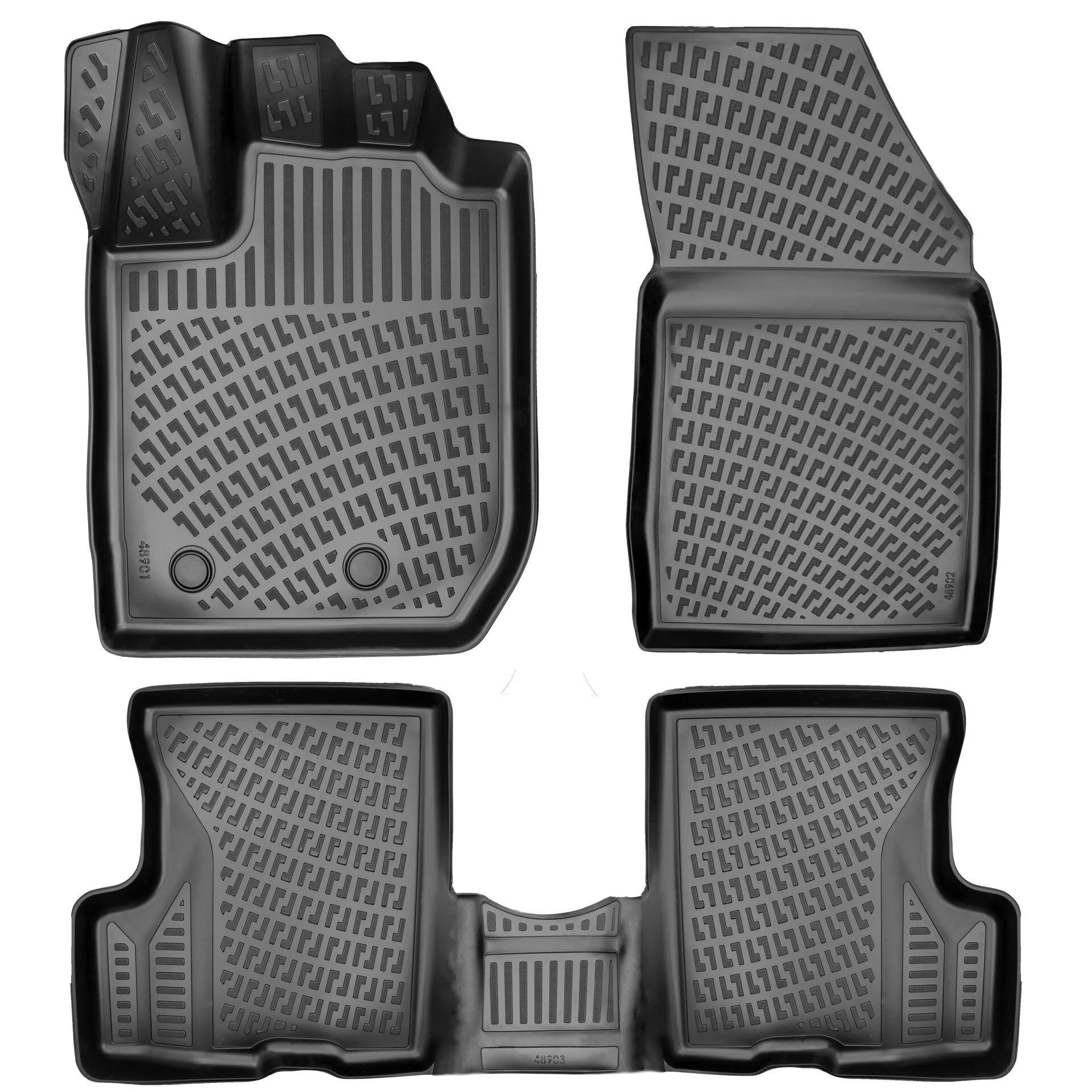 

Дачия Дастер 4x2 (2018-2022 гг.) Высококачественные и прочные резиновые автомобильные коврики — без запаха, нескользящие, долговечные. baggage