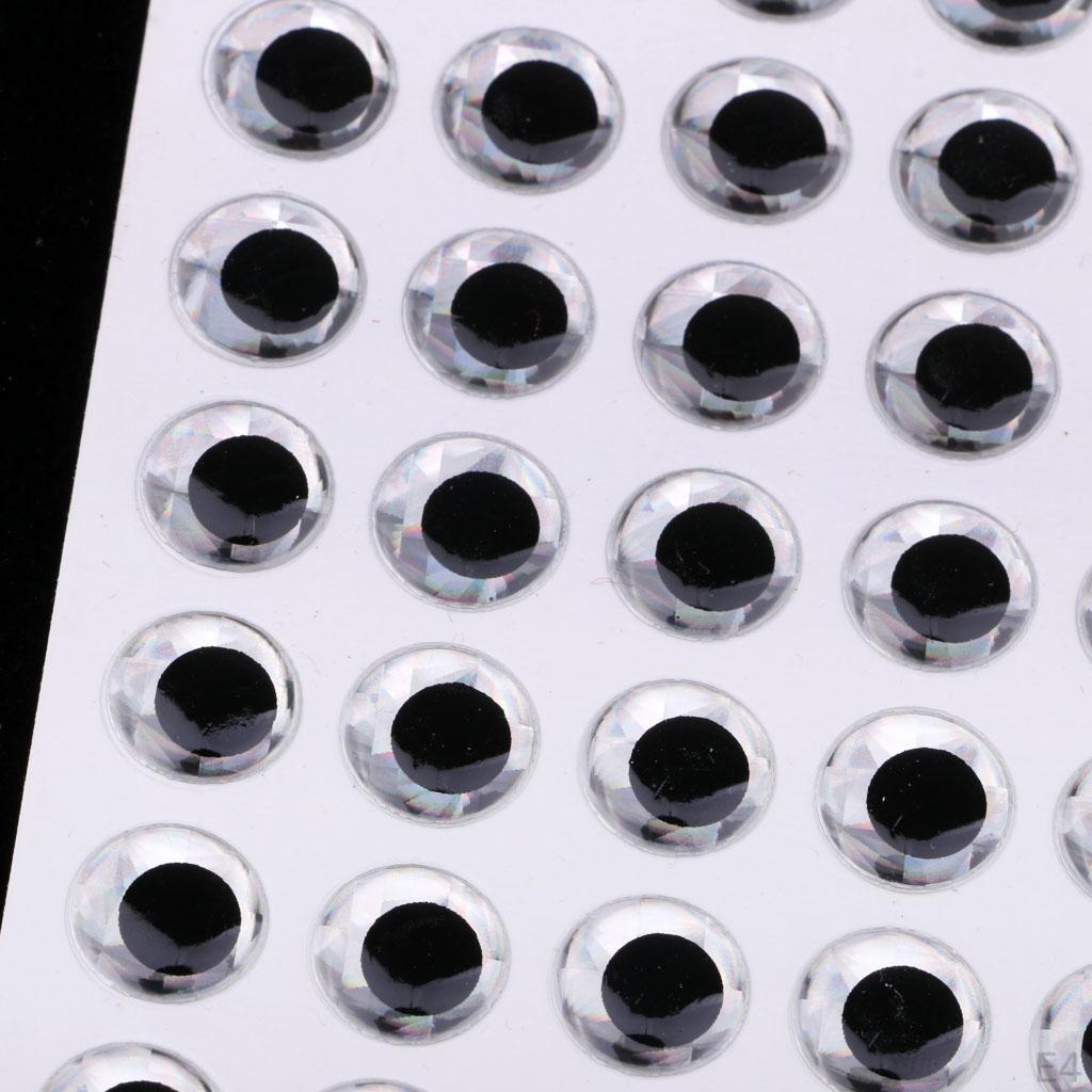 100pcs Fishing Lure Eyes 3D Fish Artificial Baits