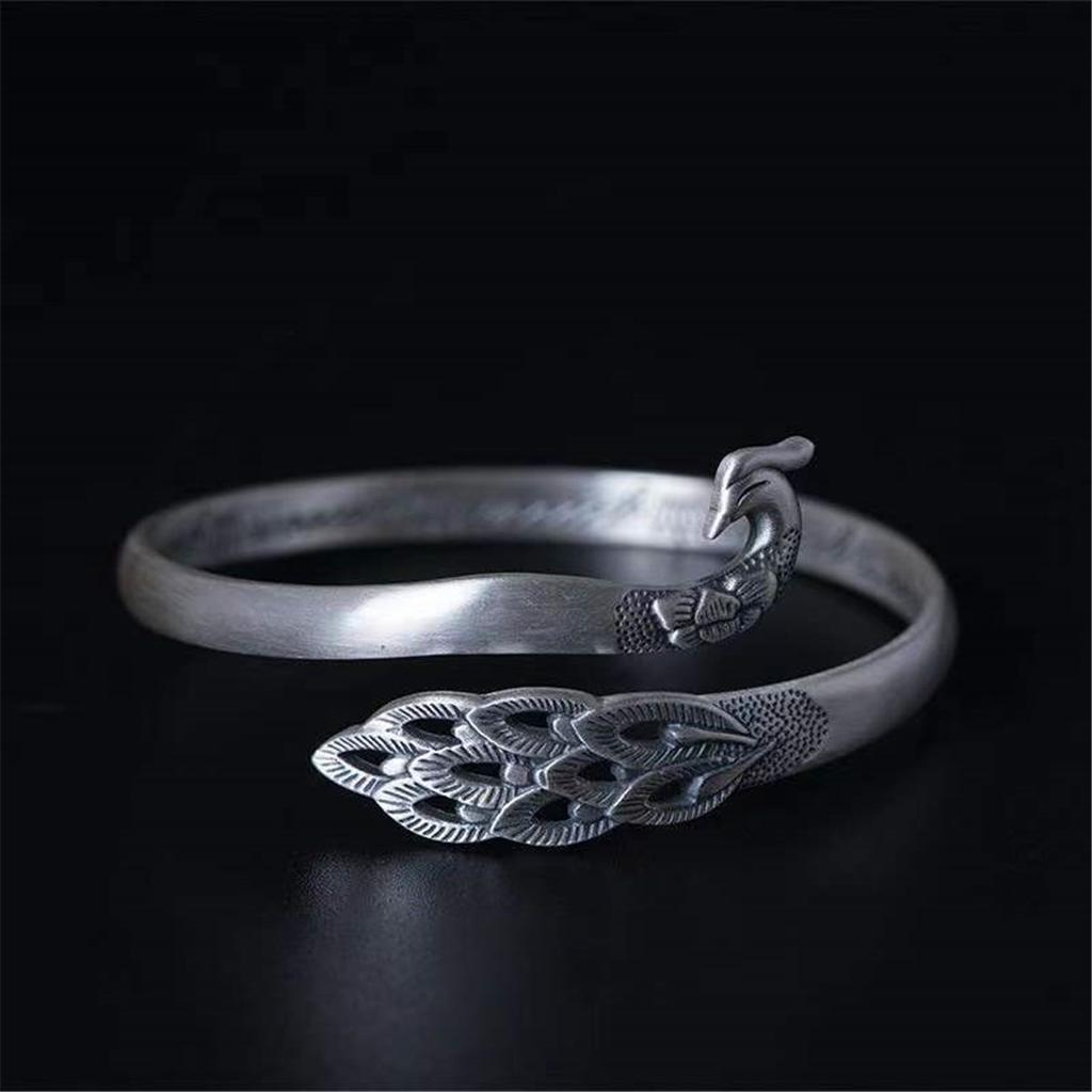 Fashion 2025 New Peacock Bracelet Vintage Simple High Street Bracelet Steel Women Cute Chain Bracelet Jewelry Gifts Wholesale