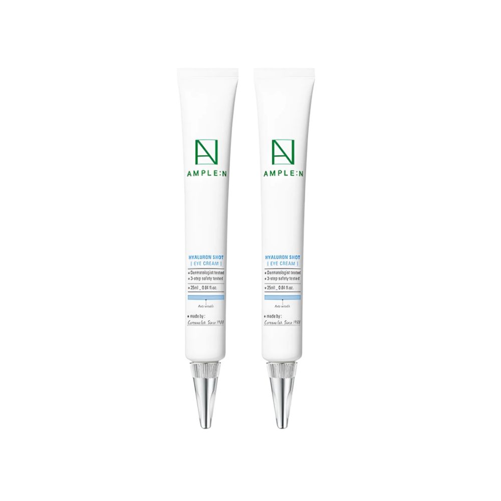 

AMPLE:N Hyaluron Shot Eye Cream Deep Hydration & Plumping Care 25ml x2