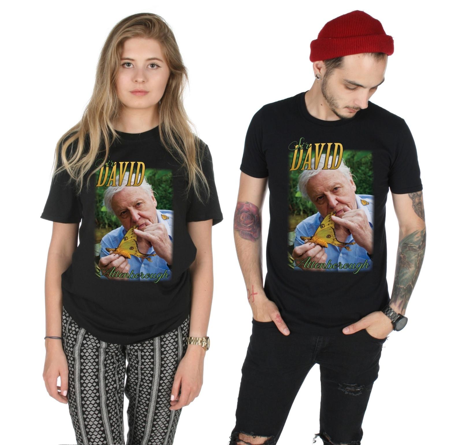 Sir David Attenborough T-shirt Top Tumblr Documentary 90s Retro Vintage L