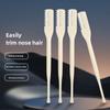 Double-ended Nose Hair Trimmer Manual Spiral Ear Pick Cleaning Nose Hair Scissors Razor Nose Hair Trimmer