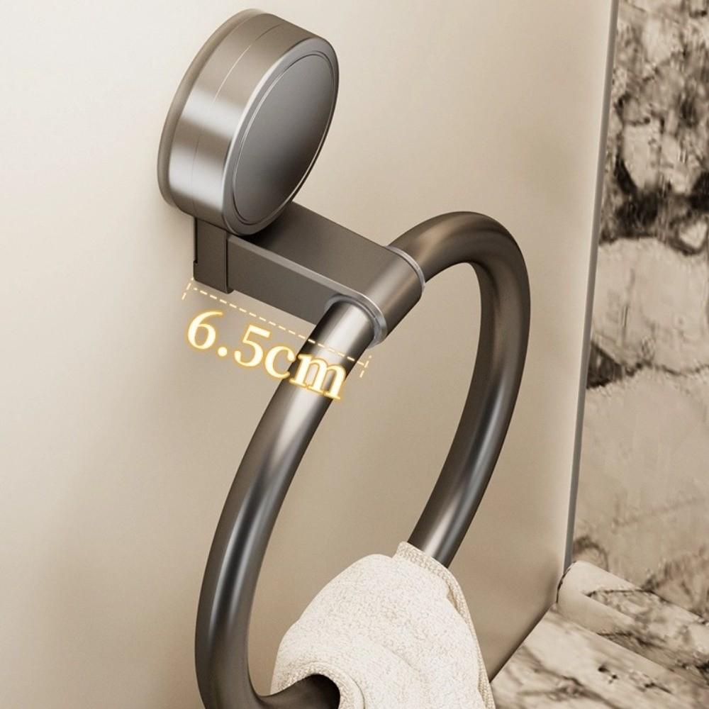 Wall Hanging Bathroom Towel Ring Suction Cup Kitchen Rag Rack Quality Hand Towel Ring  Bathroom