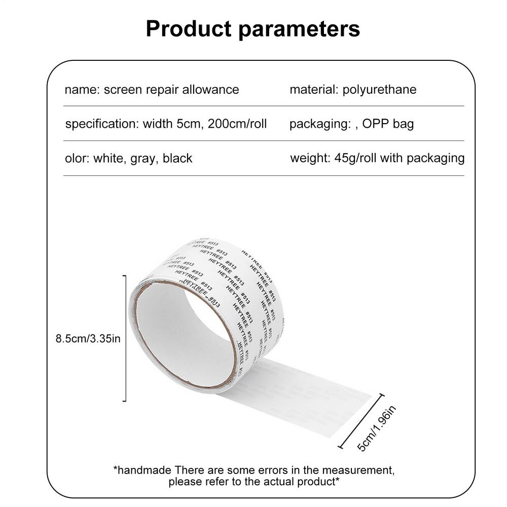 Window Mosquito Net Repair Tape Self-Adhesive Window Screen Repair Patch Strong Anti-mosquito Screen Door Repair Kit