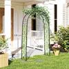 Garden Arch, Vintage Design, 125 X 37 X 230 Cm, Black