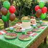 109Pcs Pixel Birthday Party Supplies,Video Game Party Decorations Tableware-Balloons Tablecloth Banner Cake Toppers for Pixel Birthday Decorations