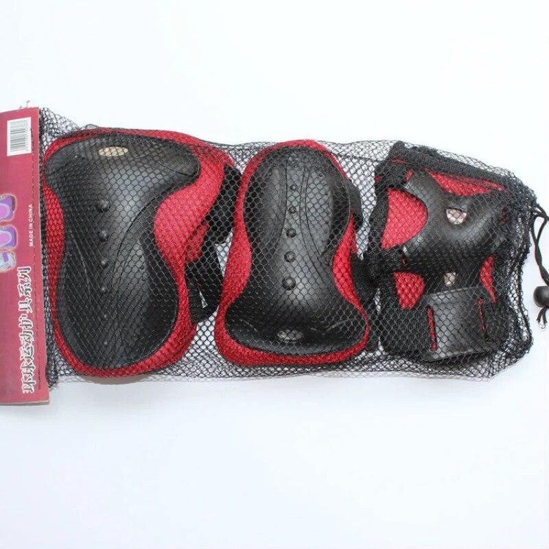 1Set Wrist Support Protection Electric Scooter Riding Biking Skating Knee Pads & Elbow Pads Set 6 In 1,for Adults Sports Safety