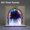 Diy Abyss Mirror Time Tunnel Lamp Visual Calming Fidget Color Glowing Desk Hobby Collectible Indoor Art Decor Holiday Supply