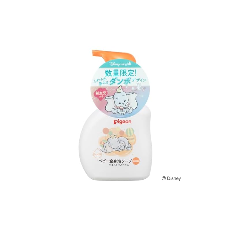 PIGEON Baby Body Foaming Soap, Moisturizing, 500ml