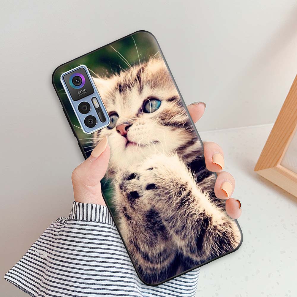 For TCL 30 Plus Case TCL 30 5G Luxury Silicone Back Cover Cases for TCL30 30Plus Shockproof Bumper Fundas TCL 30 5G Phone Bags