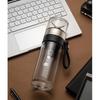 Antibacterial Double-Layer Glass Tea Infuser Bottle