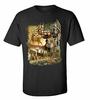 American Deer Adult Unisex Short Sleeve Tee Shirt Black