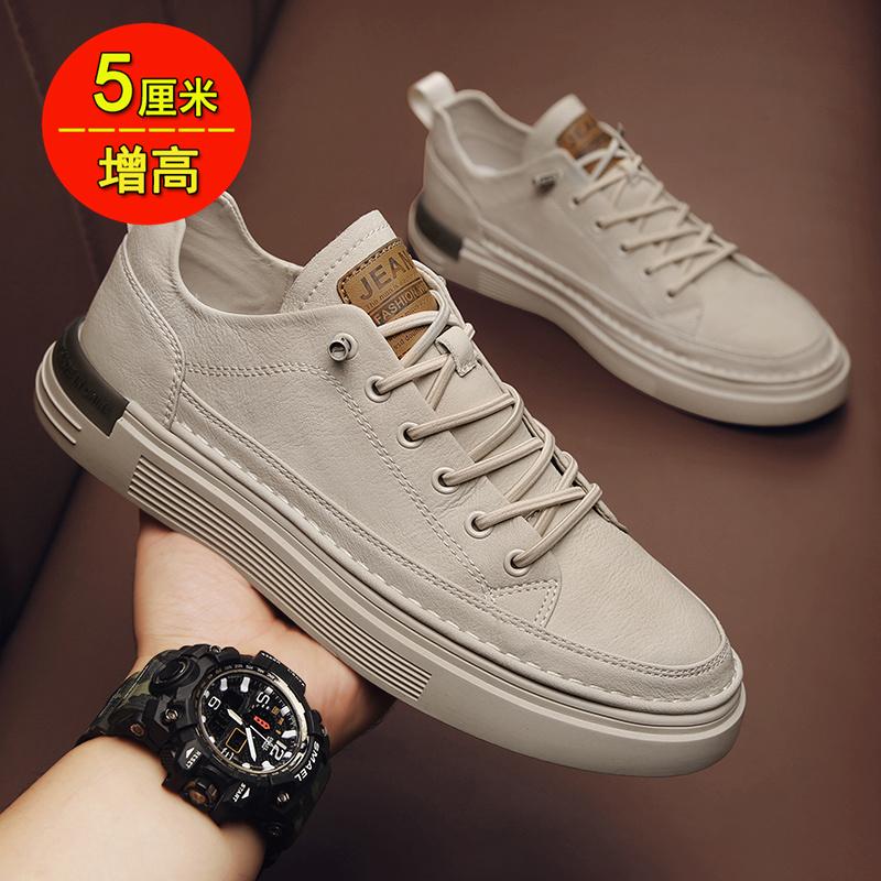 Autumn sports and leisure board shoes business dress leather shoes black shoes