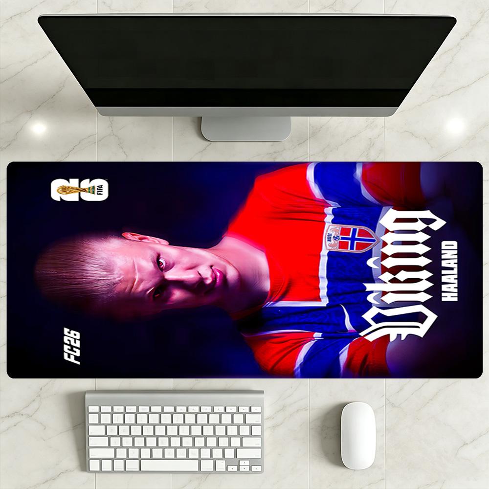 Haaland Large Mouse Pad Desk Mouse Pad Office Mouse Mats Non-Slip Rubber Bottom Perfect for Office Laptop Gaming Setup