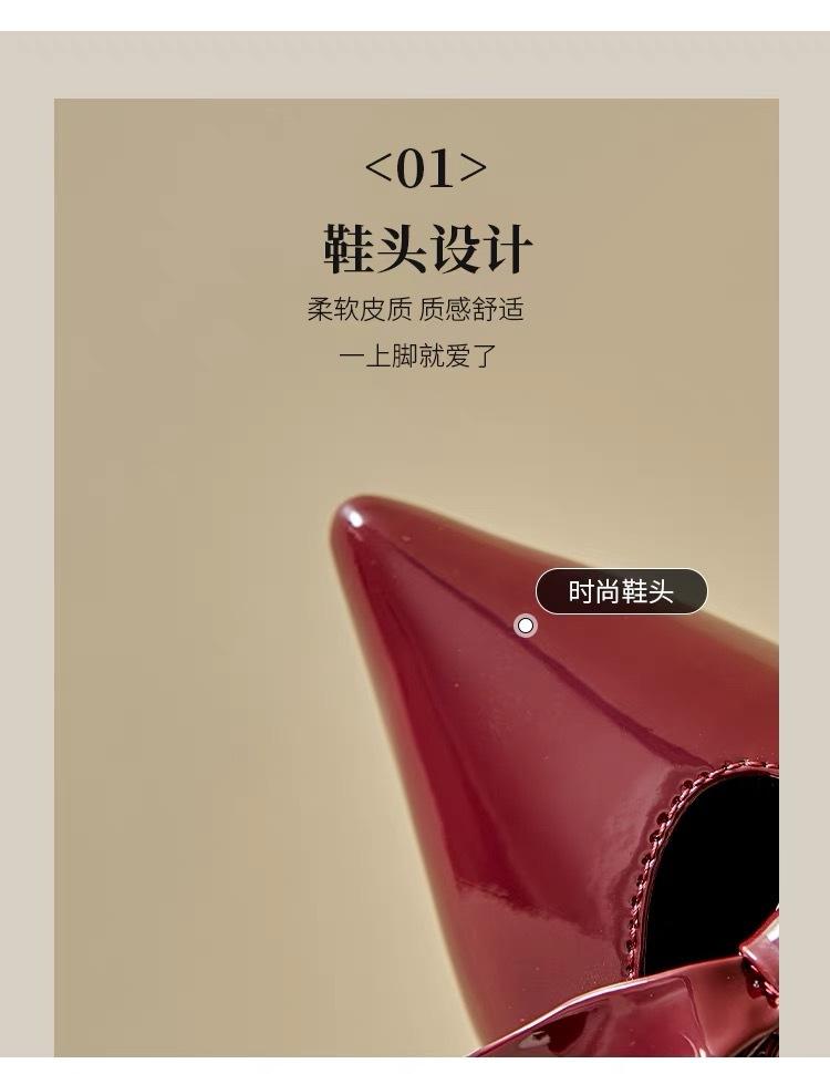 Fashion French Flats Shoes 2025 Summer Temperament Bow Pointed Toe Shallow Mouth Fashion Sandals Empty Bag Head Women's Flat Shoes