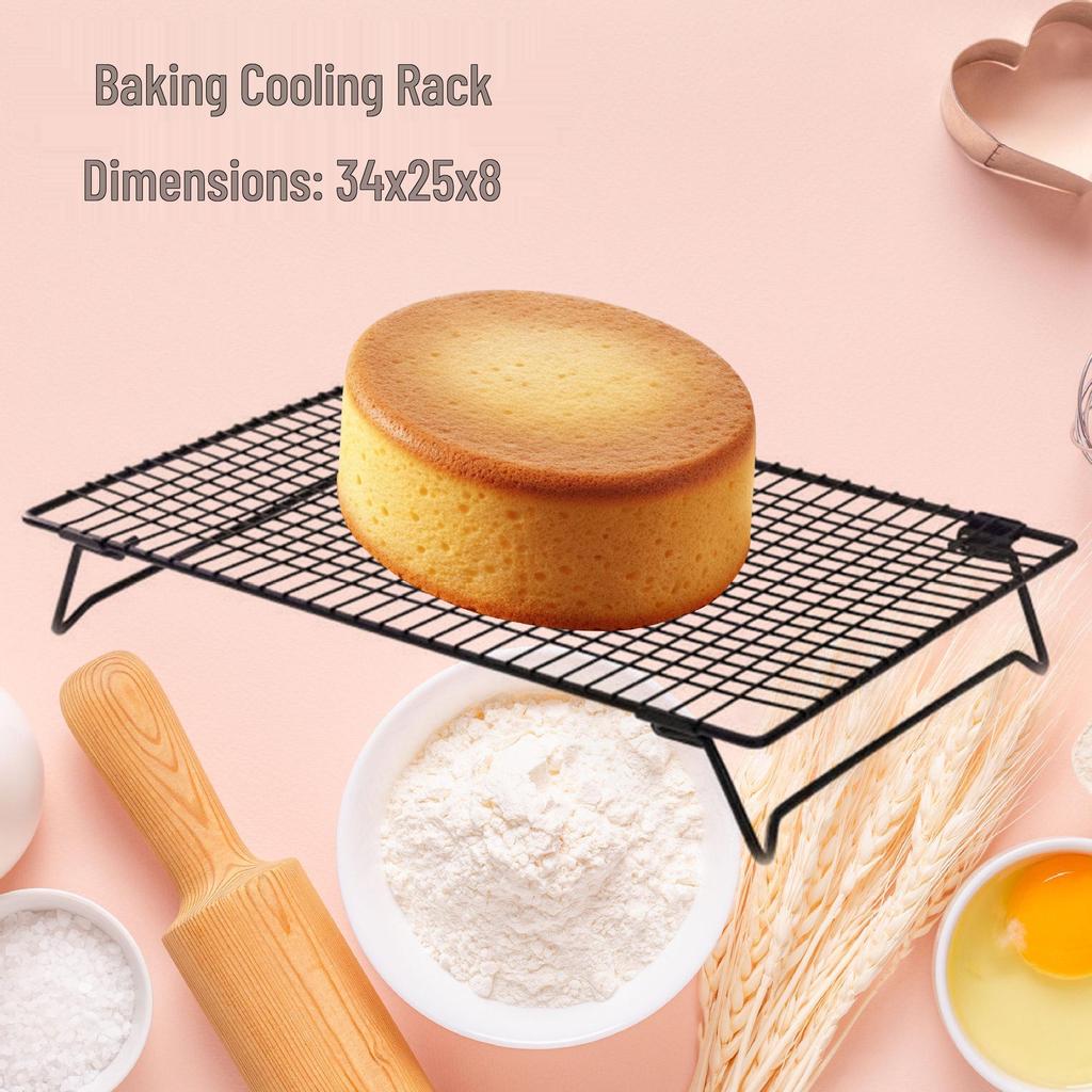 Cake Cooling & Bread Baking Rack with Computer Stand Functionality