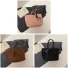 Tote Bag Female Large Capacity Pu Tote Bag With Zipper Closure For Daily Use