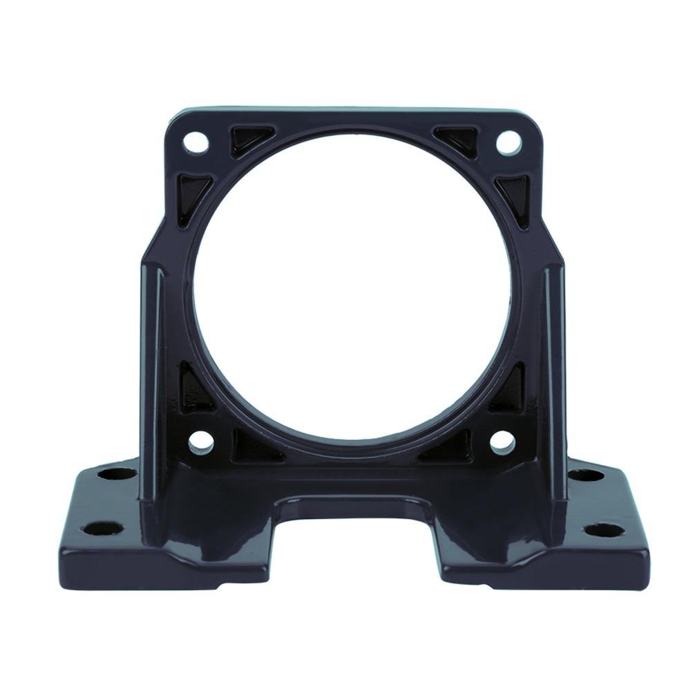 Aluminiumlegierung Motorbefestigungshalterung 4-Loch-Basis Dunkelblau Motorstützbasis Hohe Härte Befestigungsbasis Schrittmotorhalterung