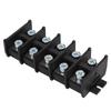 5Pcs Barrier Terminal Strip Block High Toughness Good Electrical Conductivity Simple Operation Rail Base Screw Connector