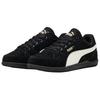 K MODA Artificial Leather Low Top Skateboard Shoes Women's Black White 404500-01