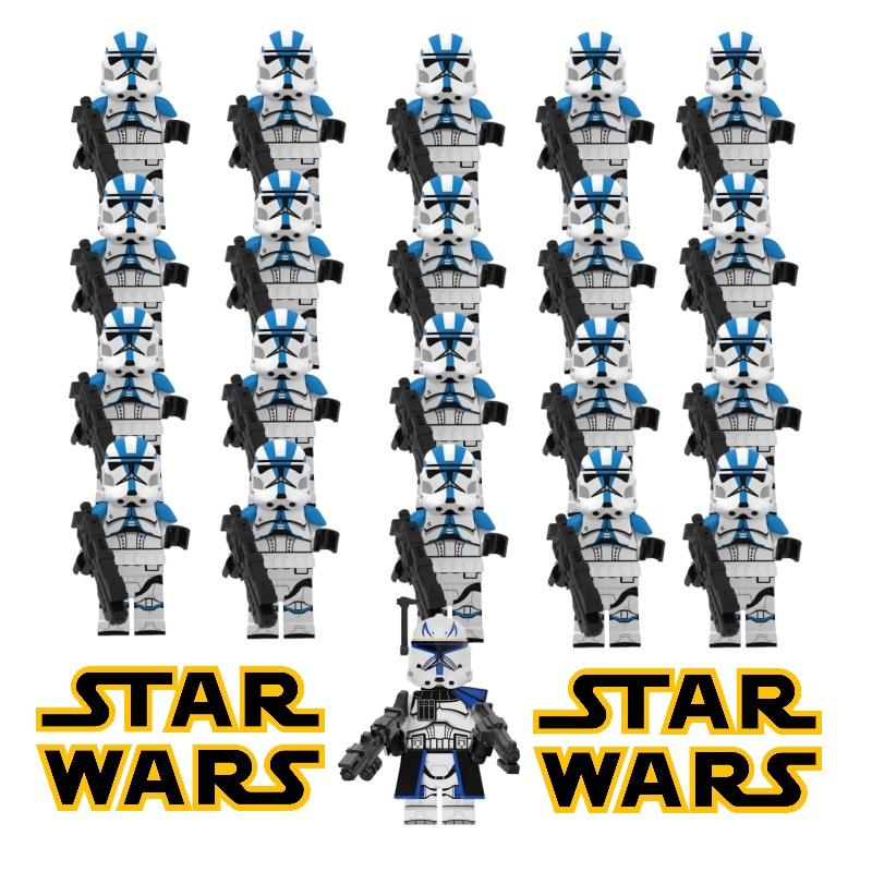 21pcs Building Blocks Toy Robot For Creative Play Compatible With Lego Star Wars Series
