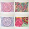Casual Warm Daily Polychrome M-Mandala Flower Tapestry Washable Soft Tapestry Wall Hanging Decor for Living Home Room Bedroom