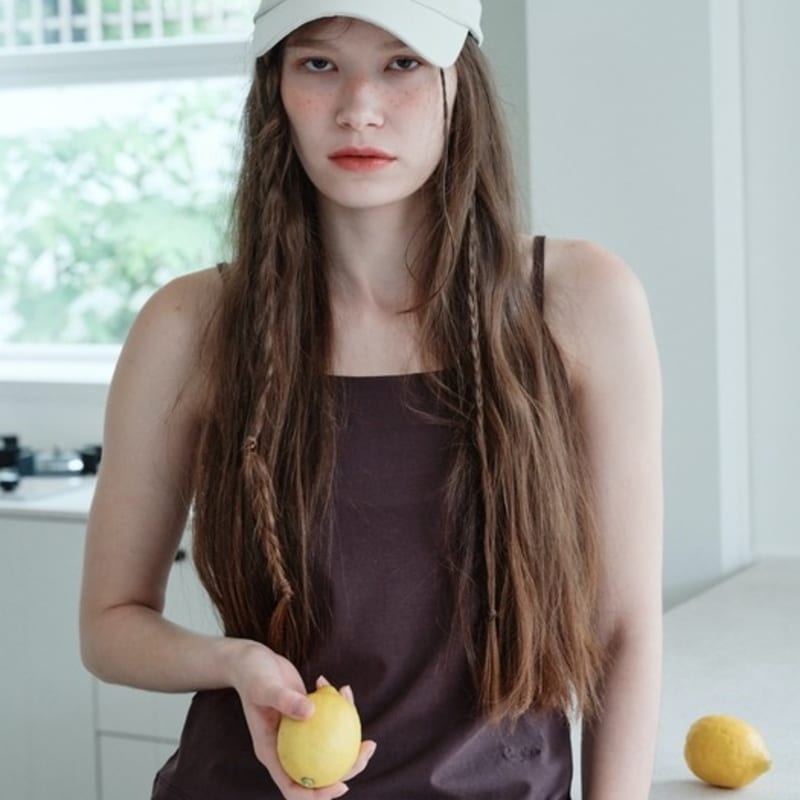DAUGHTER Gentle Daughter Ball Cap, light beige