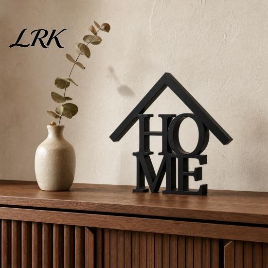 Tabletop Letter Sign 3D Printed Home Table Sign, Modern Freestanding Decorative Word Housewarming Gift for New