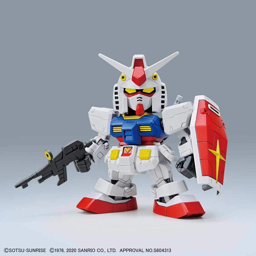 SD Gundam EX Standard Hello Gundam Plastikový model Kitty/RX-78-2 Barevně odlišené