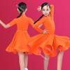 Girl Latin Dance Training Costume Children's Performance Costume Competition Regulations Latin Dance Dress