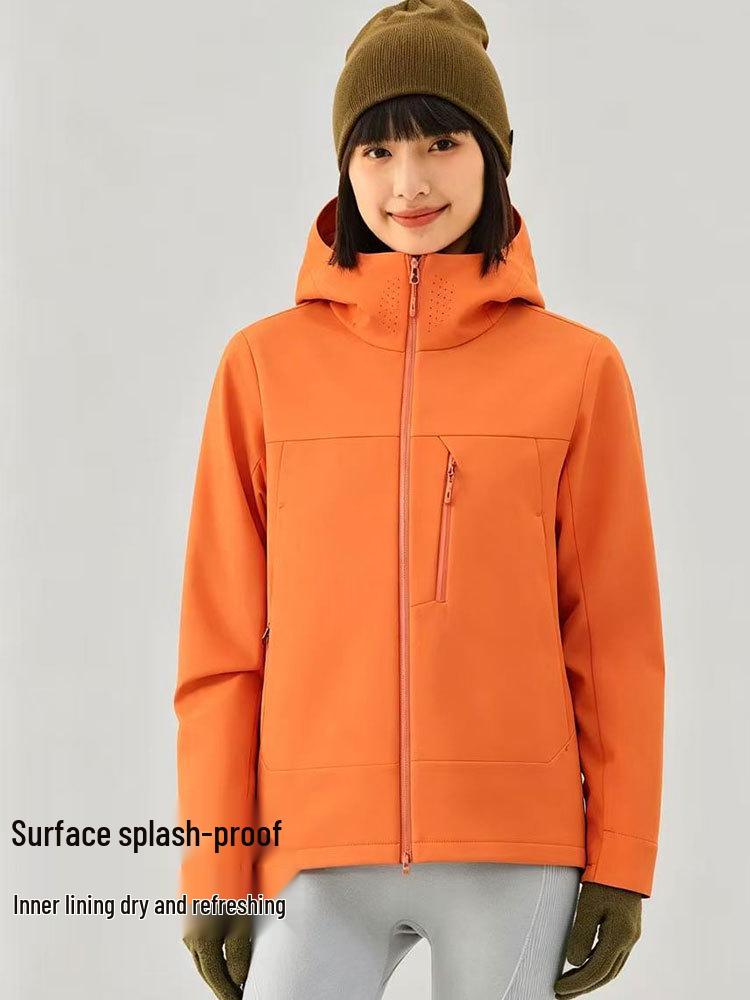 Women's & Men's Outdoor Windproof Softshell Jacket for Spring/Autumn - Hiking, Sports, and Mountaineering Outerwear.