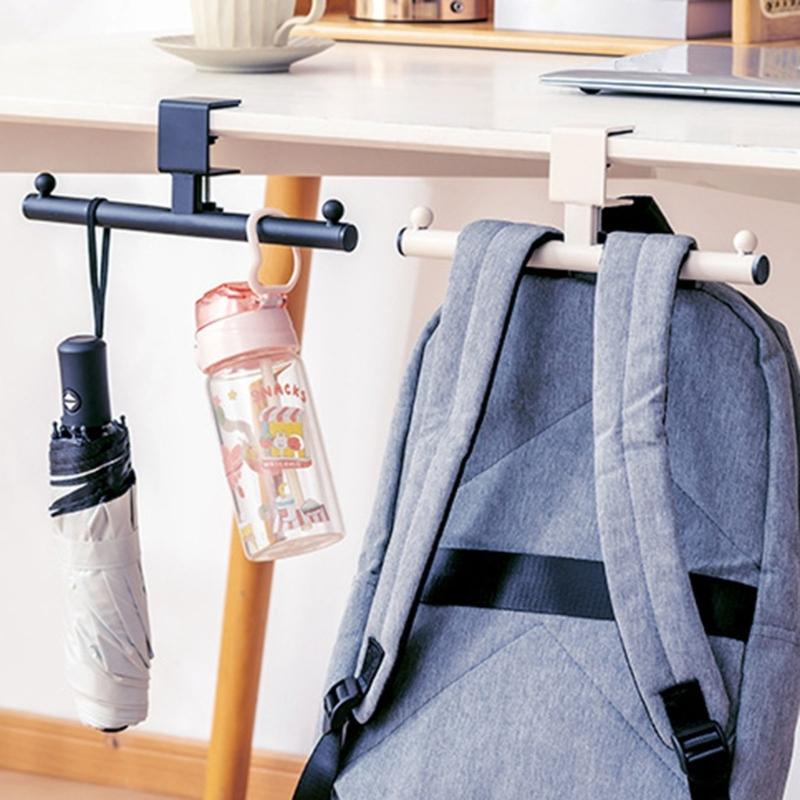 Adjustable Book Bag Hanger With Balanced Weight Distribution for Classrooms Home Office Storage