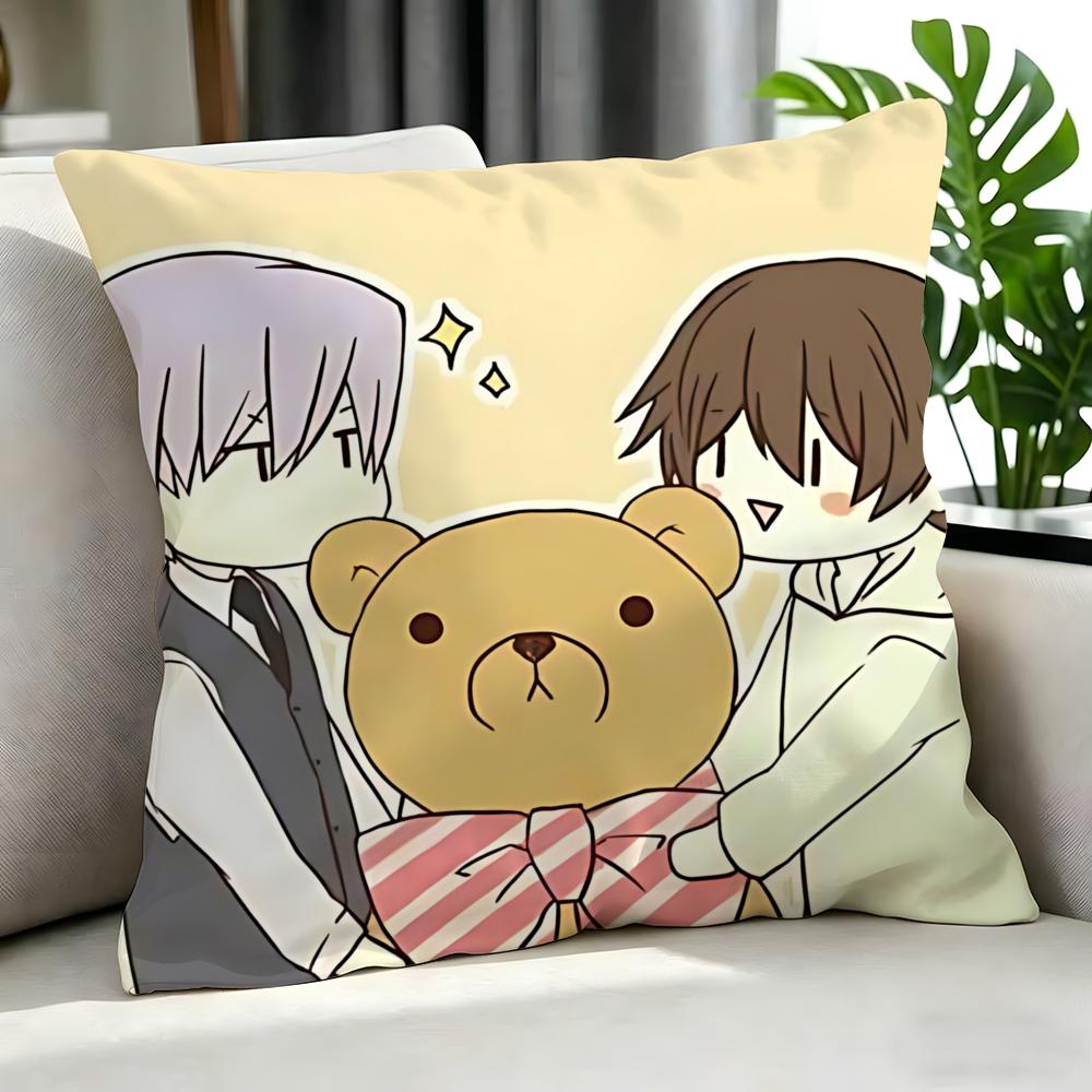 anime Junjou Romantica Cushion Cover Cushion Cover Set Pcs x x x Pillowcase Decorative Sofa Home Decor