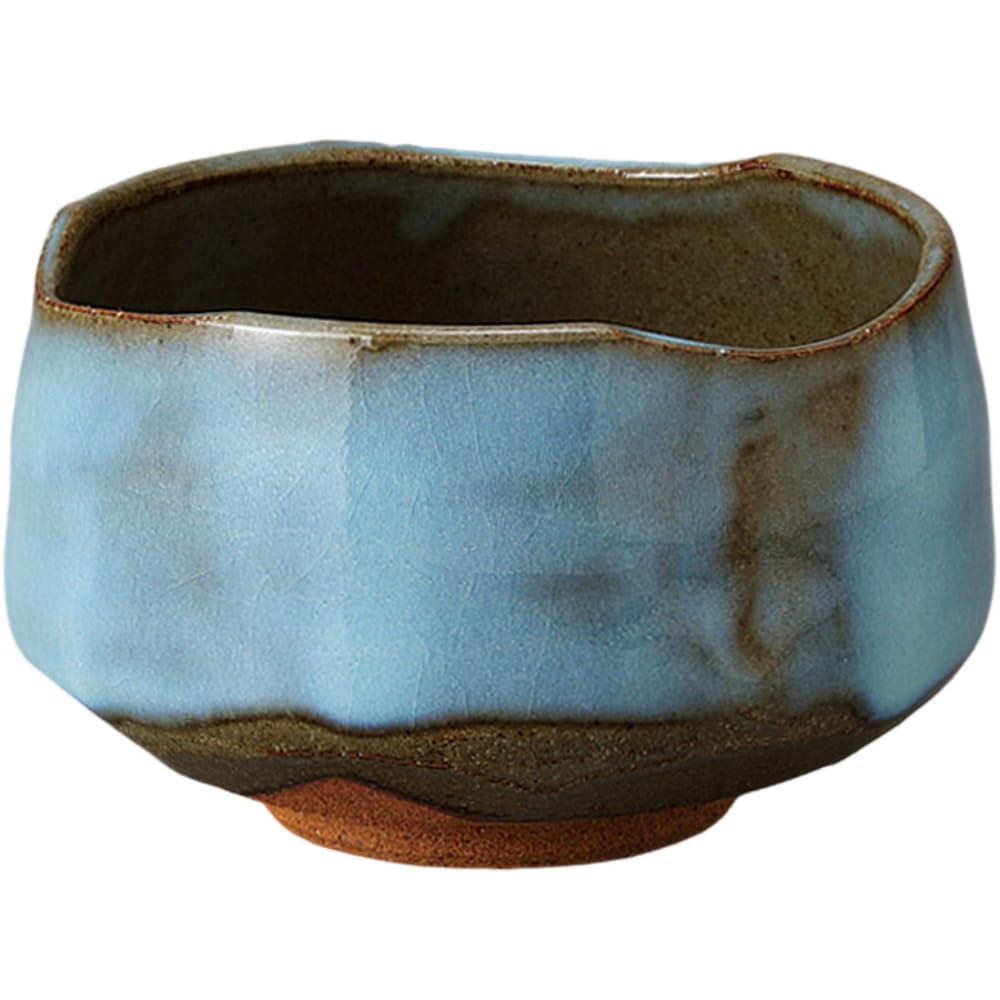 

Matcha x Matcha Mino Ware Made in Japan Ale-net Bowl, 11.5 H7.5cm, Mashiko-style Bowl, Pottery,