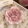 French Retro Peony Hair Clip Romantic Flowers Side Clip Duckbill Clip Hair Pin Woman Headwear Barrette Bridal Headdress