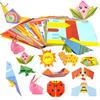 Handmade Origami Set Party Favors Festival Gift Party Entertainment Props Colorful Handmade DIY Crafts Handcraft Parper TMZ