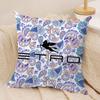 Fashion Design EEtroS Cushion Cover Short Plush Doublesided Print Square Throw Pillow Covers Sofa Home Cushion Decor