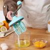 Kitchen Cooking Tools Silicone Semi-automatic Egg Beater Cake Tools Mixer Manual Mixer Self-rotating Egg Beater Egg Supplies