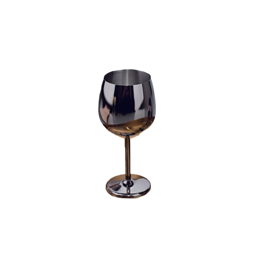 Rust-resistant Mini Stainless Steel Wine Glass Drop-resistant Tall Cup Durable Goblet  Restaurant