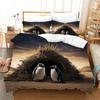 2/3pcs Penguin Bedding Set 3D Pattern Printing, Soft and Healthy Skin-friendly, Bedding Set*1+Pillowcase*1/2, Without Core