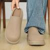 2026 Platform Open Back Casual Shoes Half Shoes for Men Mules Thick Bottom Loafers Slippers Backless Slides Sandal Slip On Flats