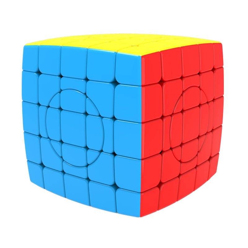 

Kancharo ShengShou Pillowed Crazy [Pouch IncludedAuthentic] ShengShou Crazy Cube 3D Puzzle, Stickerless (5x5)