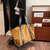 Retro Large-Capacity Underarm Bag Women'S Bag Suede Tote Bag Versatile Simple Shoulder Bag