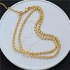 VENTFILLE 925 Sterling Silver Beads Necklace For Women Luxury Gorgeous Classic Wealth Temperament Fashion Jewelry Gift Dropship