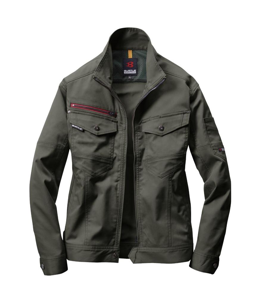 Burtle Olive Size Jacket, Gray, LL, 7051-59-LL