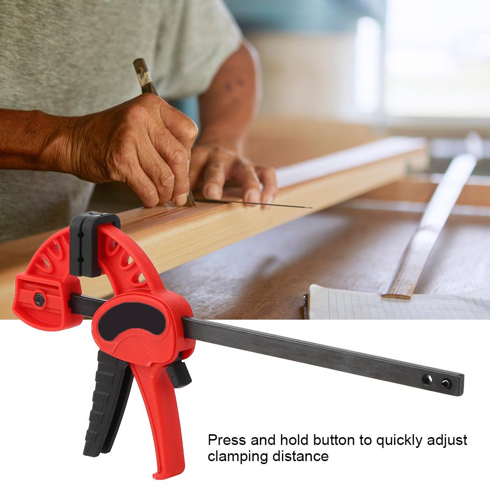 Serre de fixation robuste pour le travail du bois 4 pouces Serre de type F Clip Accessoires de travail du bois